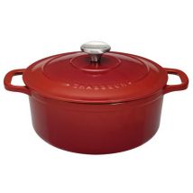 Chasseur - Cacerola Redonda De Hierro Fundido Esmaltado 26 Cm Rubí Sublime - Puc472658