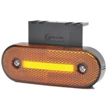 Faro Di Segnalazione A Led, Con Indicatore, Rettangolare, 12-24v, 115,3x41,3x20 Mm, Kramp La30155ind
