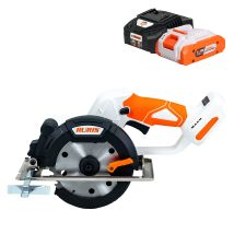 Scie Circulaire Sans Fil 20v – Moteur Brushless 6800 Tr/min – Disque 140 Mm – Profondeur Et Angle De Coupe Réglables – Kit Avec Batterie 4ah Et 