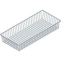 Element System Cestello In Filo H.120mm L.800mm P.350mm Alluminio Bianco Con 2 Supporti - 10705-00003