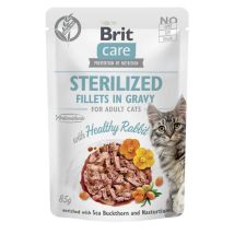 Brit Care Sterilisierter Kaninchenbeutel Für Katzen, 85 G