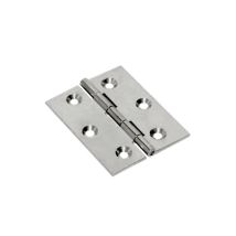 Bisagra CNC Plana Níquel Satinado 50x40 mm – 6 Piezas