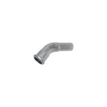 Coude 45° Mf 28 Inox A Sertir