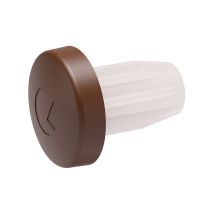 Butée À Percer Transparente - Dia/8.8 - Dia Perçage 5 Épaisseur 2.5 Mm - Boite De 100 Pce -