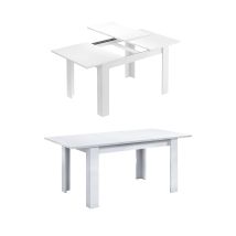 Usinestreet Tavolo allungabile Kendra 90x140 cm – Estensibile fino a 190 cm – Truciolare melaminico – 44,2 kg