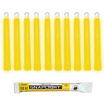 Bastoncini Luminosi Giallo Snaplight Glow Sticks 15 Cm - 6 Inch Light Stick Ultra-luminoso Con Una Durata Da 12 Ore (scatola Da 100 Pezzi) - Cyalume