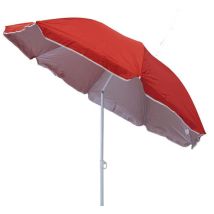 Parapluie De La Plage Ronde 1,80 Mètres Avec Un Poteau En Acier Et Du Nylon De Nylon De Mer Nedby