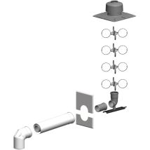 Atec Juego De Pozo Sv Dn 80/125 -dn 80 Pp-abgassystem/stahl Weiß, 1473