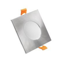 Anneau Led Encastré Fixe (7w 3cct 840lm) Ip65 Ø9x4,1cm Couleur Nickel