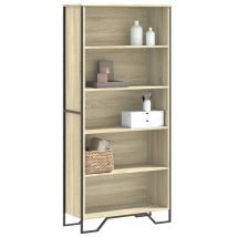 Maisonchic - Vidaxl Bücherregal Sonoma-eiche 80x31x169 Cm Holzwerkstoff