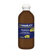 Bote 500ml Tempera Liquida Manley Marron Mnp18782