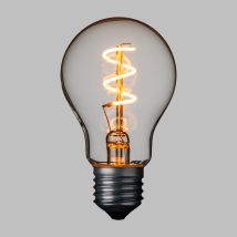 E27 Lampe 36V Tropfen Spiral Ø60mm – Warmweiß – Dekoratives spiralförmiges LED – Ø60mm – 0,4 Watt
