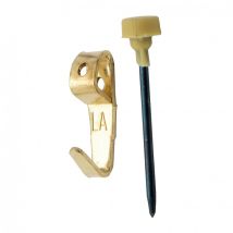 Haken-Set mit 10 Haken und Nadeln für Gemälde und Lichtrahmen – Stahl – 5 mm – 17 mm