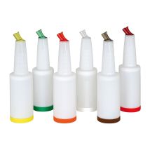 Speedbottle, Bottle-pour-master Flasche, 1 L, Farbe: Rot