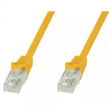 Techly Professional Cavo Di Rete Patch In Cca Cat.5e Giallo Utp 0,5m