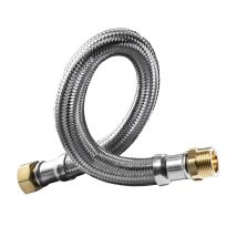 Flexible Sanitaire/chauffage Inox Øintér.19mm - Femelle/mâle 3/4" - 1000mm - Extra Twist