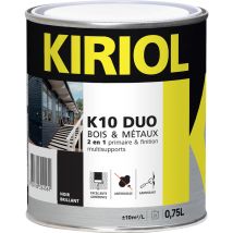 Peinture Antirouille K10 Duo Comus Brillant Noir 0.75l - A005356