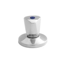 Cabezal de grifo UNICAP 70073 – Zamak cromado triangular – Compatible con válvulas Standard Hidráulica