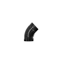 Exojo - Estufa Codo Vitrificado Negro 850o Rizado 45o De 110 Cv11045(04)