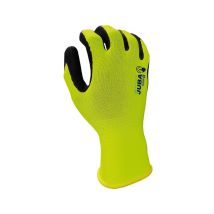 Juba - Guante Eco-nit Foam Dorso De Alta Visibilidad Talla 6 – Negro/fluor Amarillo