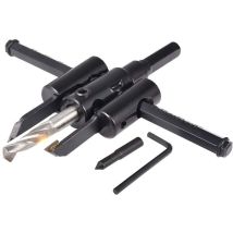 Kit Sega Circolare Regolabile Da 30 Mm A 120 Mm, Punta Da Trapano Per Cartongesso, Sega Circolare, Sega A Tazza Per Lavorazione Del Legno, Utensili 
