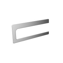Porta asciugamani emco cromato – design aperto e mobile – larghezza 240 mm, altezza 98 mm, profondità 19 mm