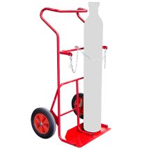 Diable-manutention - Diable Porte-bouteille Basculement Assisté - Roues Pneumatiques - 810009647
