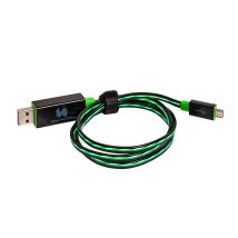 Realpower Usb A/micro-usb B 0.75m Cable Usb Usb 2.0 0,75 M Negro, Verde
