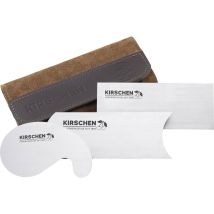 Kit raschietto Kirschen 3823001 – Acciaio armonico – 3 lame – 150x60x0,8mm, 162x60x0,8mm, 119x73x0,8mm