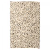 Brink&campman - Tapis Salon Et Chambre En Laine 200x300 Crème Et Gris Rectangle Fait Main