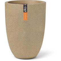 Elegante Niedrige Vase - Capi Europe - Glatt Nl - 34 X 46 Cm - Beige