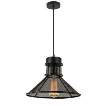 Homestyle Pro Mk110-bb Lampe À Suspension Industrielle 28x18 Cm Noir/métal