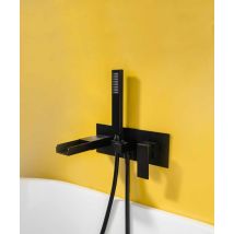 Miscelatore per vasca da incasso nero – Finitura metallica – Lookshop