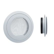 Bocas de extracción 125 mm – Siber – Poliestireno – Regulable – Ventilación