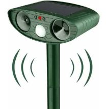 Ultraschall-tiervertreiber Mit Infrarot-bewegungsmelder, Solar, Wasserdicht