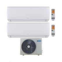 Baxi Climatiseur Conditionneur Dual Split Astra 7+12 Avec Lsgt60-3m Inverter R-32 Wi-fi Opt. Classe A++