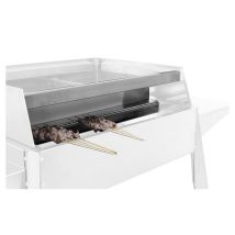 Kit de accesorios para brochetas para barbacoas LISA Etna Mini y Miami Grill – Diseño fácil de instalar – Ideal para cocinar brochetas