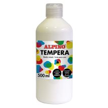 Bote 500ml Tempera Liquida Alpino Blanco Dm010170