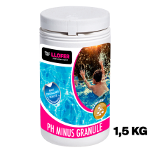 Llofer – 1.5KG Polvere Regolatore pH per Piscine – Dissoluzione Rapida, Riduce pH, Ottimizza Cloro