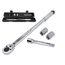Chiave dinamometrica 1/2' Unitec 20809 – 10-210 Nm, 450 mm, 2 noci 17 mm e 19 mm, custodia inclusa