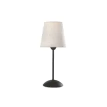 Lampada da tavolo Loris nera e sabbia E14 – Metallo – 0.15m x 0.36m x 15cm – 1 luce – Onli Lighting