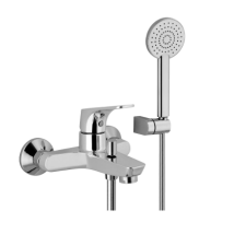 Mezclador Monomando De Bañera Con Soporte De Ducha Giratorio - Alpi Sport Plus