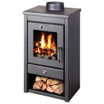V05 - Stufa A Legna Deluxe Sm – 7 Kw, Compatta Ed Elegante Per Spazi Ridotti
