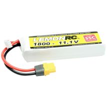 Modellbau-akkupack (lipo) 11.1 V 1800 Mah Zellen-zahl: 3 35 C Softcase Xt60 - Lemonrc