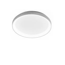 Plafoniera LED Krizia 38W 3400lm 4000K – Alluminio Satinato Bianco – Diametro 48 cm – IP20 – Design Moderno