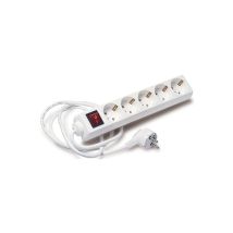 Mehrfachsockel Mit 5 Steckdosen, Schalter, Kabel 1,4 M, 808609 Tayg