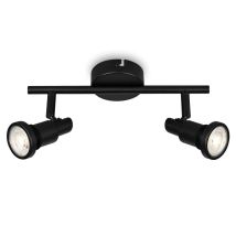 Briloner - Led Spot, Noir, 2xled/gu10/4,8w