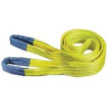 Cinghia Di Sollevamento Con Fascia A Doppio Strato Mm.100 Mt.4 X Mm100h. Portata Kg.3000 Colore Giallo Excel