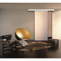 Kit De Porte Coulissante Intérieure Palma - Charge 40 À 80 Kg - Rail En Aluminium Longueur 2 M - Krona Koblenz