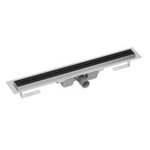 Ravak - Runway - Canalina Doccia 75 Cm, Centro Stanza, Nero Opaco X01750